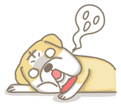 Ace the English Bulldog sticker #8695912