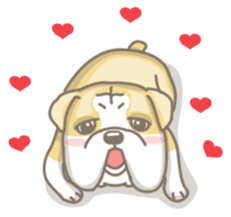 Ace the English Bulldog sticker #8695918