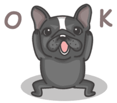 Raven the French Bulldog sticker #8695923