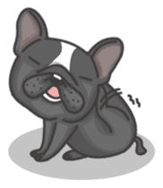 Raven the French Bulldog sticker #8695938