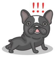 Raven the French Bulldog sticker #8695959