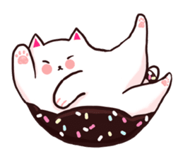 Candy cat & Little waffle sticker #8696004