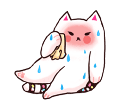 Candy cat & Little waffle sticker #8696007