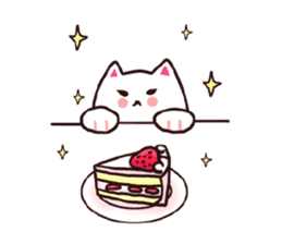 Candy cat & Little waffle sticker #8696010