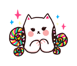 Candy cat & Little waffle sticker #8696012