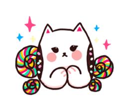Candy cat & Little waffle sticker #8696012