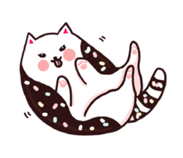 Candy cat & Little waffle sticker #8696016