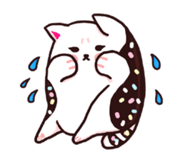 Candy cat & Little waffle sticker #8696020