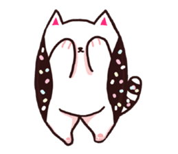 Candy cat & Little waffle sticker #8696024