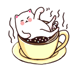 Candy cat & Little waffle sticker #8696027