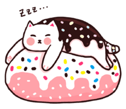 Candy cat & Little waffle sticker #8696029