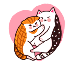Candy cat & Little waffle sticker #8696031