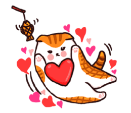 Candy cat & Little waffle sticker #8696034