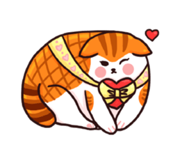 Candy cat & Little waffle sticker #8696038