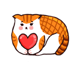 Candy cat & Little waffle sticker #8696040
