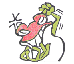 eraser sticker frog sticker #8696328