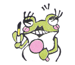 eraser sticker frog sticker #8696336