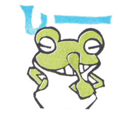 eraser sticker frog sticker #8696355