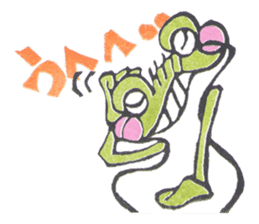 eraser sticker frog sticker #8696357