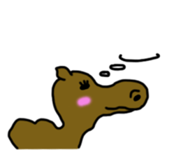 Feeling animal. sticker #8696369