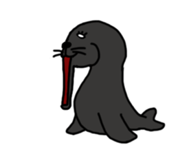 Feeling animal. sticker #8696381