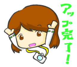 Take a picture with white camera sticker #8696689