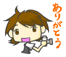 Take a picture with white camera sticker #8696692