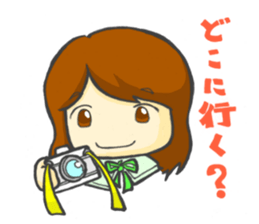 Take a picture with white camera sticker #8696715