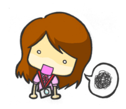 Take a picture with white camera sticker #8696718