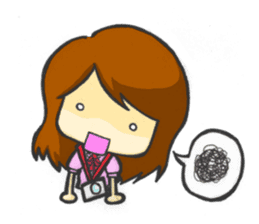 Take a picture with white camera sticker #8696718