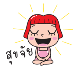 Chompoo girl sticker #8696798