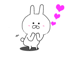 Love Love Sticker of small rabbit  2 sticker #8697695