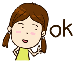 Smile Girl (life is good) sticker #8697844