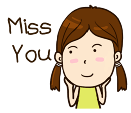 Smile Girl (life is good) sticker #8697845