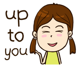 Smile Girl (life is good) sticker #8697848