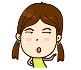 Smile Girl (life is good) sticker #8697849