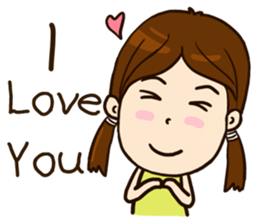 Smile Girl (life is good) sticker #8697850