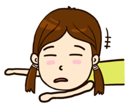 Smile Girl (life is good) sticker #8697855