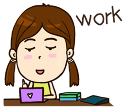 Smile Girl (life is good) sticker #8697856