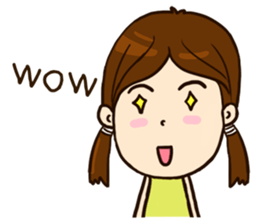 Smile Girl (life is good) sticker #8697858