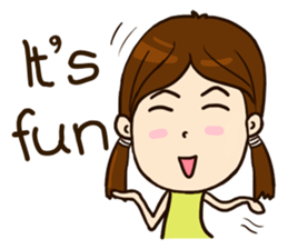 Smile Girl (life is good) sticker #8697861