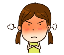 Smile Girl (life is good) sticker #8697863