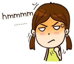 Smile Girl (life is good) sticker #8697864