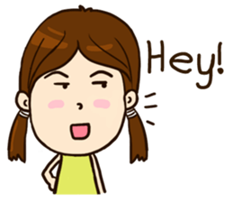 Smile Girl (life is good) sticker #8697865