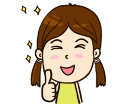 Smile Girl (life is good) sticker #8697866