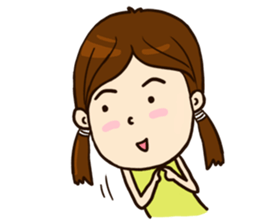 Smile Girl (life is good) sticker #8697867