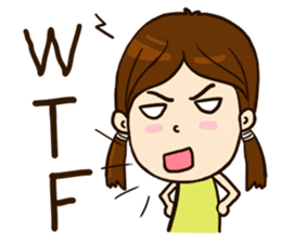 Smile Girl (life is good) sticker #8697872