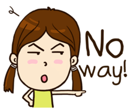 Smile Girl (life is good) sticker #8697874