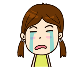 Smile Girl (life is good) sticker #8697875