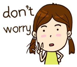 Smile Girl (life is good) sticker #8697876